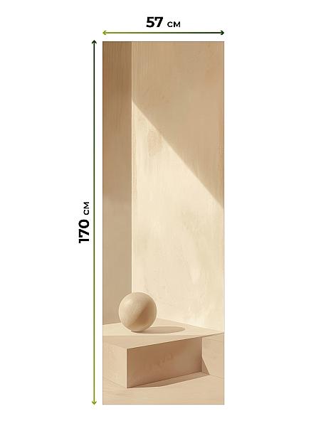 Рулонная штора для кухни для детской Флорко-806 - ширина 57 см, длина 170 см. - фото 4