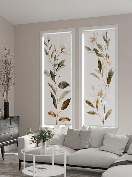 Рулонная штора для кухни для детской Фрезис-712 Ширина 57 см, Высота 170 см. - фото 2