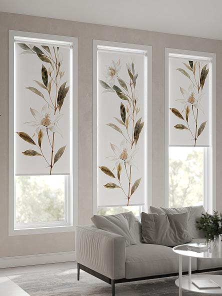 Рулонная штора для кухни для детской Фрезис-712 Ширина 57 см, Высота 170 см. - фото 3