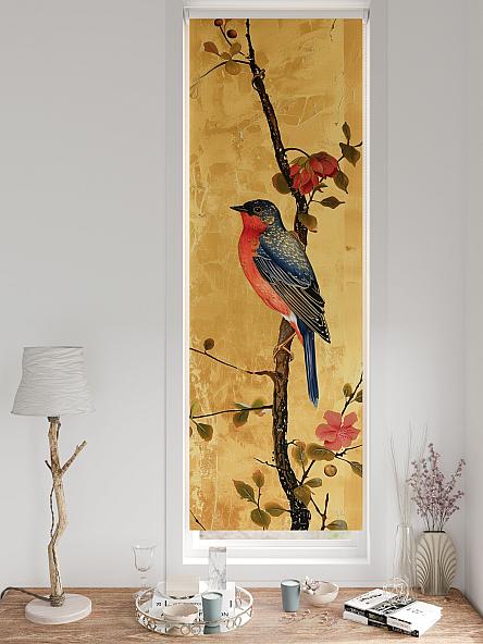 Рулонная штора для кухни для детской Флорко-571 - ширина 57 см, длина 170 см. - фото 3