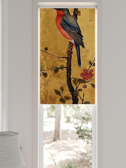 Рулонная штора для кухни для детской Флорко-571 - ширина 57 см, длина 170 см. - фото 4