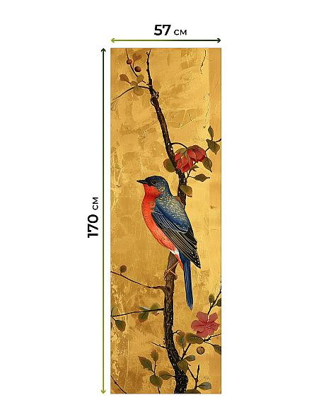 Рулонная штора для кухни для детской Флорко-571 - ширина 57 см, длина 170 см. - фото 5