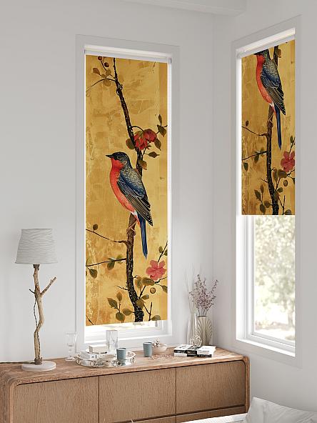 Рулонная штора для кухни для детской Флорко-571 - ширина 57 см, длина 170 см. - фото 6