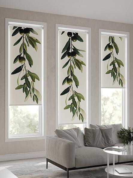 Рулонная штора для кухни для детской Фрезис-587 - ширина 57 см, длина 170 см. - фото 3