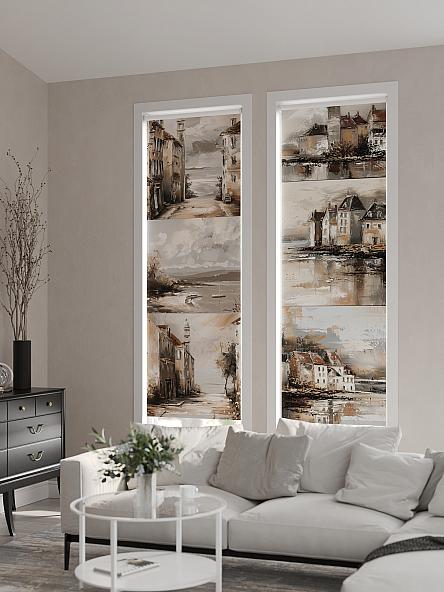 Рулонная штора для кухни для детской Фрезис-630 - ширина 57 см, длина 170 см. - фото 2