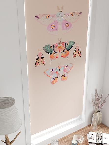 Рулонная штора для кухни для детской Онорэ - 954 - ширина 68 см - фото 3