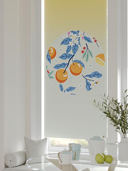 Рулонная штора для кухни для детской Онорэ - 958 - ширина 68 см - фото 3