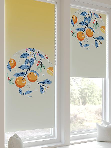 Рулонная штора для кухни для детской Онорэ - 958 - ширина 68 см - фото 5