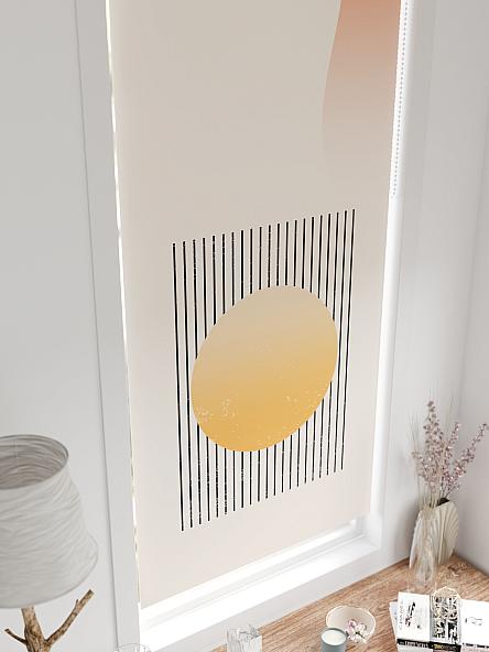 Рулонная штора для кухни для детской Онорэ - 960 - ширина 68 см - фото 3