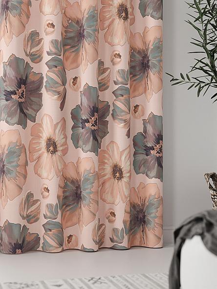 Комплект штор Флораида (розовый) - фото 5