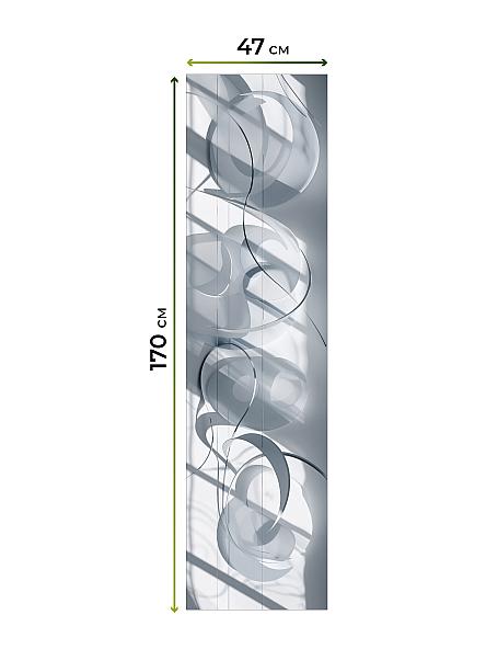 Рулонная штора Изерэ - 72 - ширина 47 см - фото 6