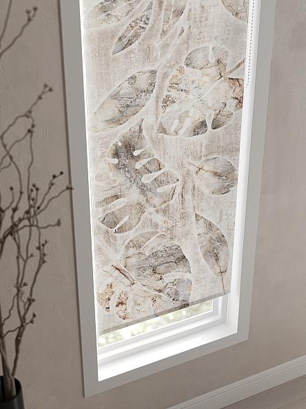 Рулонная штора для кухни для детской Монстера - ширина 52 см - фото 4