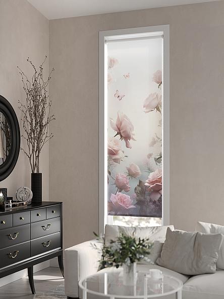 Рулонная штора для кухни для детской Розы - ширина 52 см - фото 2