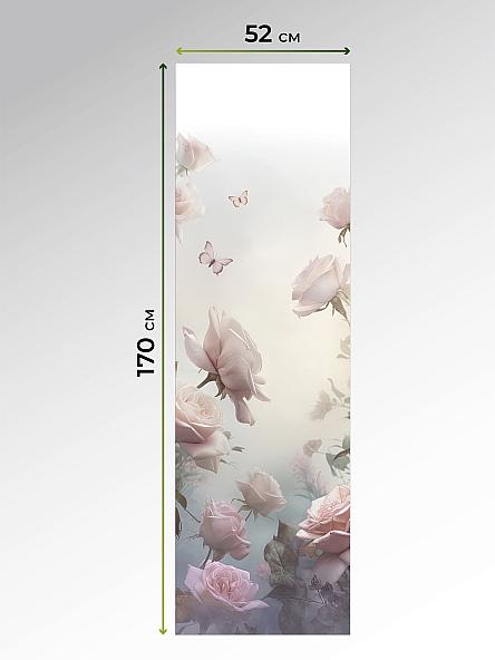 Рулонная штора для кухни для детской Розы - ширина 52 см - фото 3