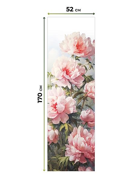 Рулонная штора для кухни для детской Пионы - ширина 52 см - фото 3