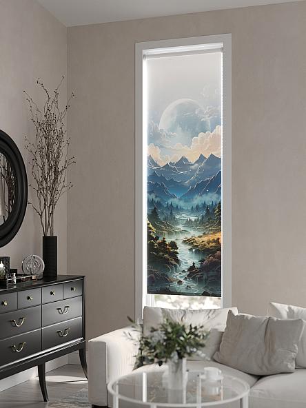 Рулонная штора для кухни для детской Фэнта - ширина 52 см - фото 2