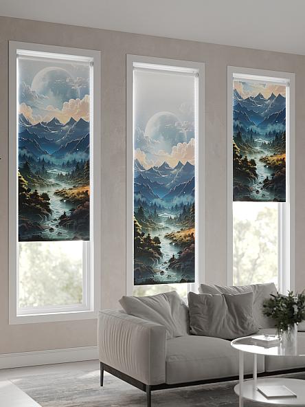 Рулонная штора для кухни для детской Фэнта - ширина 52 см - фото 5