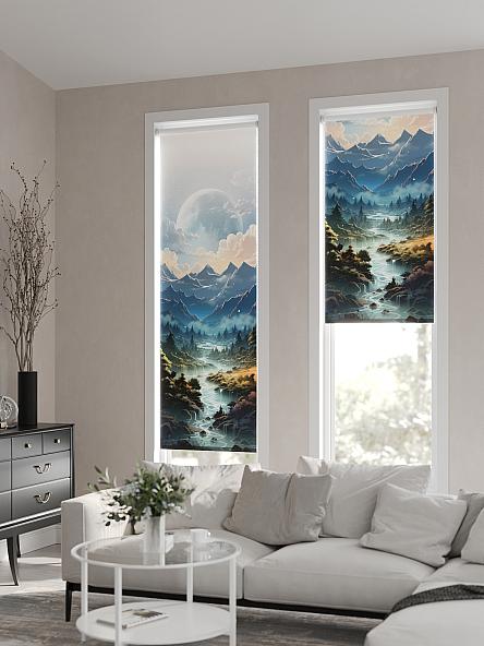 Рулонная штора для кухни для детской Фэнта - ширина 52 см - фото 6