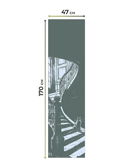 Рулонная штора для кухни для детской Нистан - 102 - ширина 47 см - фото 7