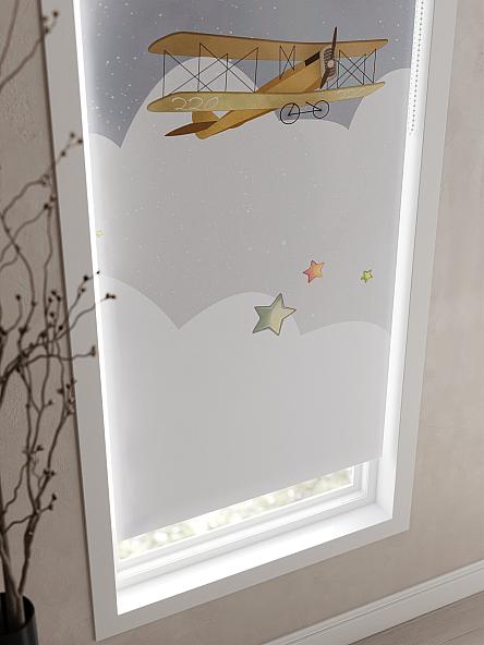 Рулонная штора для кухни для детской Мастио - 979 - ширина 68 см - фото 4