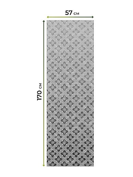 Рулонная штора для кухни для детской Флорко - 134 - ширина 57 см - фото 7