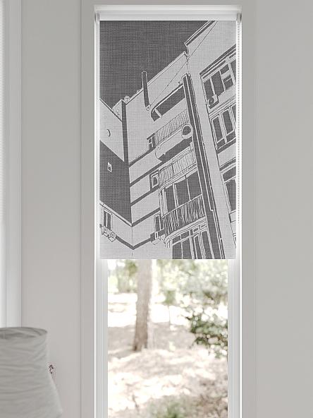 Рулонная штора для кухни для детской Флорко - 154 - ширина 57 см - фото 6