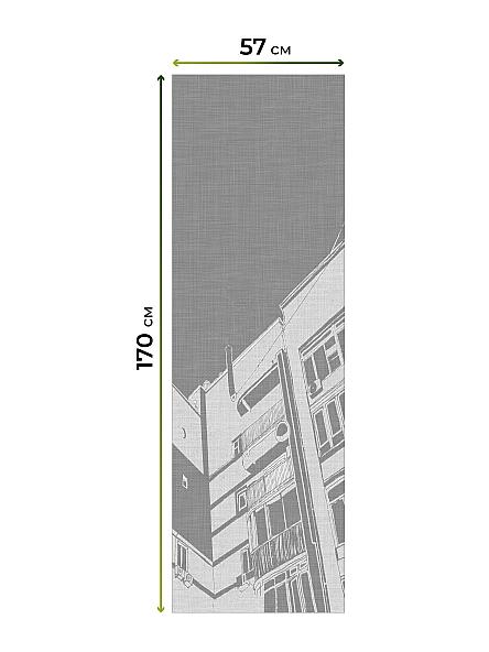 Рулонная штора для кухни для детской Флорко - 154 - ширина 57 см - фото 7