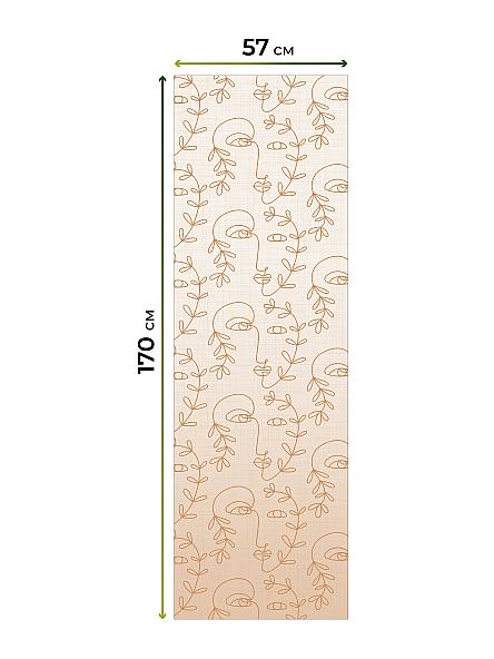 Рулонная штора для кухни для детской Флорко - 184 - ширина 57 см - фото 7