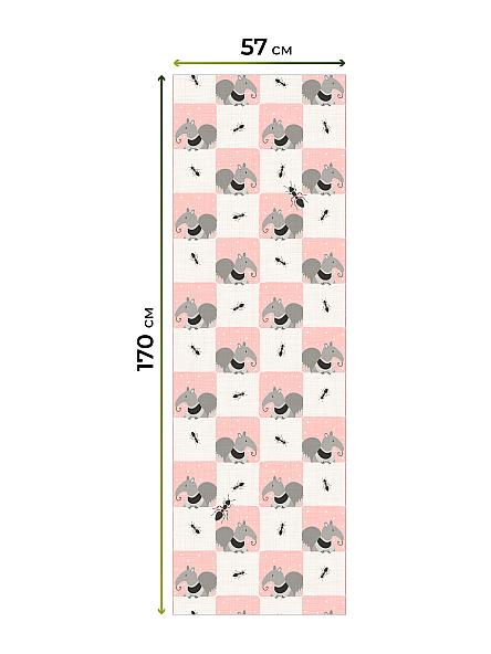 Рулонная штора для кухни для детской Флорко - 201 - ширина 57 см - фото 7