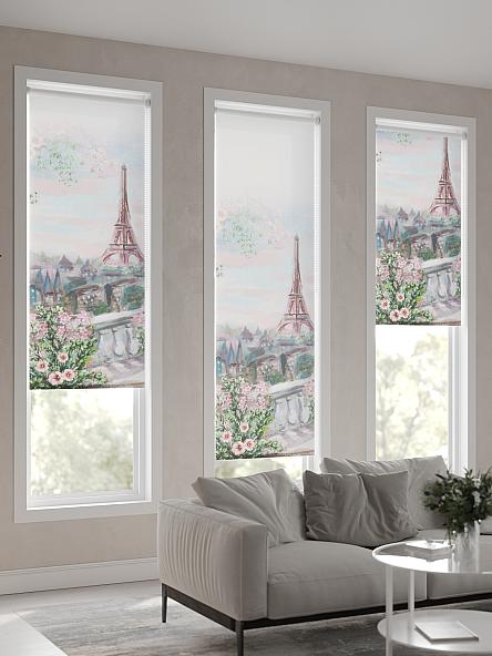 Рулонная штора для кухни для детской Ромирол - 01 - ширина 52 см - фото 4