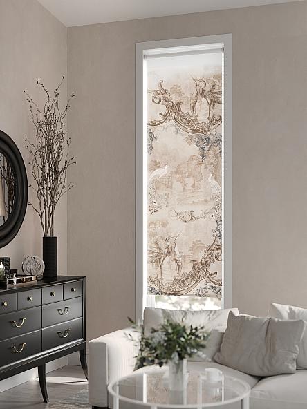 Рулонная штора для кухни для детской Ромирол - 02 - ширина 52 см - фото 5