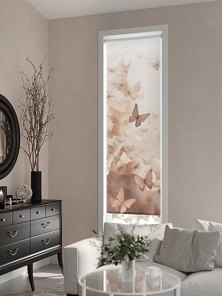 Рулонная штора для кухни для детской Ромирол - 04 - ширина 52 см - фото 5