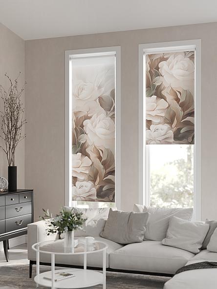 Рулонная штора для кухни для детской Ромирол - 05 - ширина 52 см - фото 2