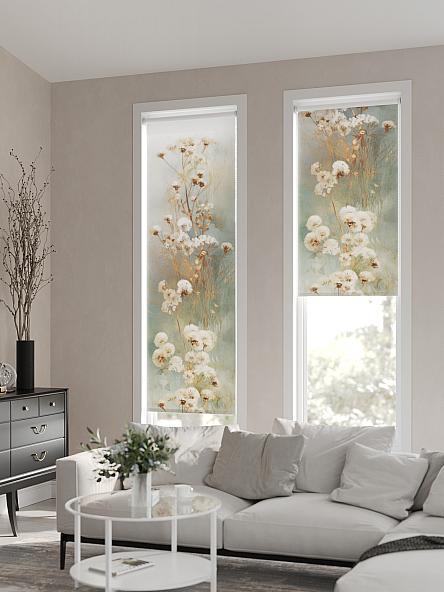 Рулонная штора для кухни для детской Ромирол - 06 - ширина 52 см - фото 2