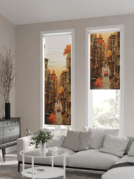 Рулонная штора для кухни для детской Ромирол - 08 - ширина 52 см - фото 2