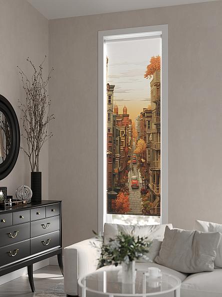 Рулонная штора для кухни для детской Ромирол - 08 - ширина 52 см - фото 5