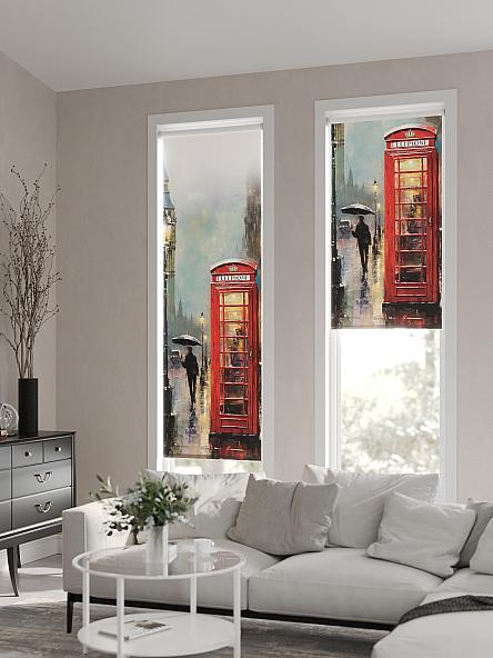 Рулонная штора для кухни для детской Ромирол - 09 - ширина 52 см - фото 2