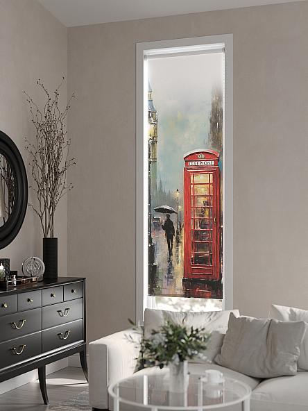 Рулонная штора для кухни для детской Ромирол - 09 - ширина 52 см - фото 5