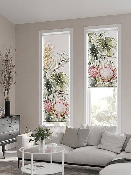 Рулонная штора для кухни для детской Ромирол - 10 - ширина 52 см - фото 2