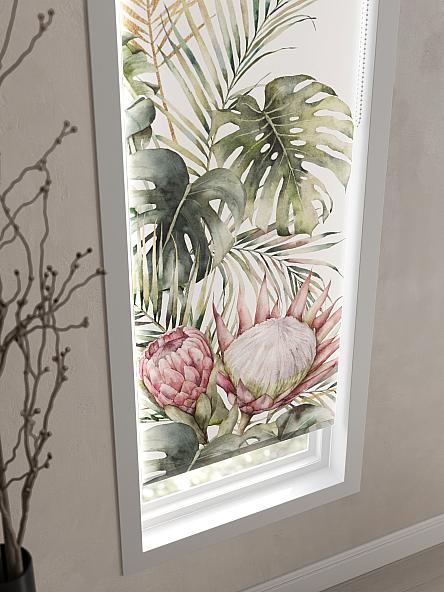 Рулонная штора для кухни для детской Ромирол - 10 - ширина 52 см - фото 3