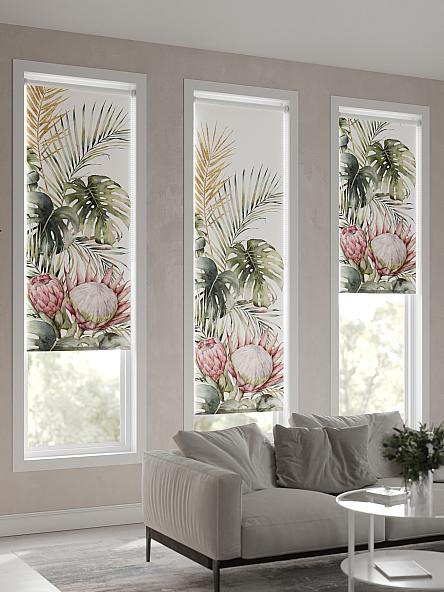 Рулонная штора для кухни для детской Ромирол - 10 - ширина 52 см - фото 4