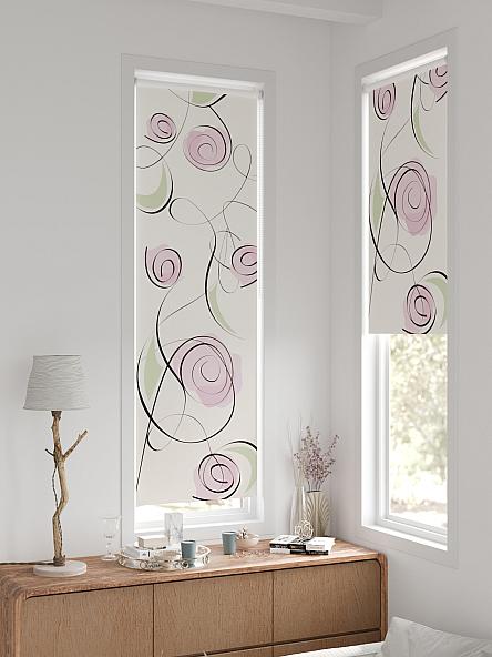 Рулонная штора для кухни для детской Ронтокс - 27 - ширина 47 см - фото 2