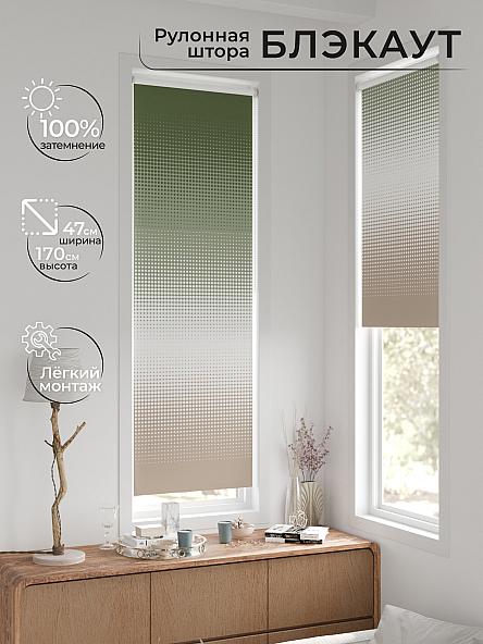 Рулонная штора для кухни для детской Ронтокс - 39 - ширина 47 см