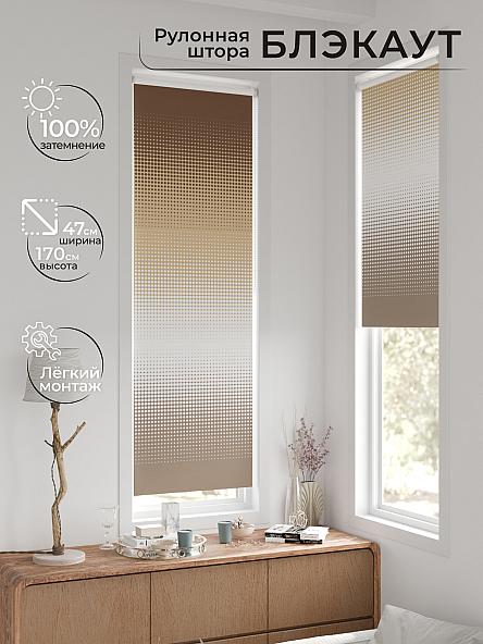 Рулонная штора для кухни для детской Ронтокс - 40 - ширина 47 см