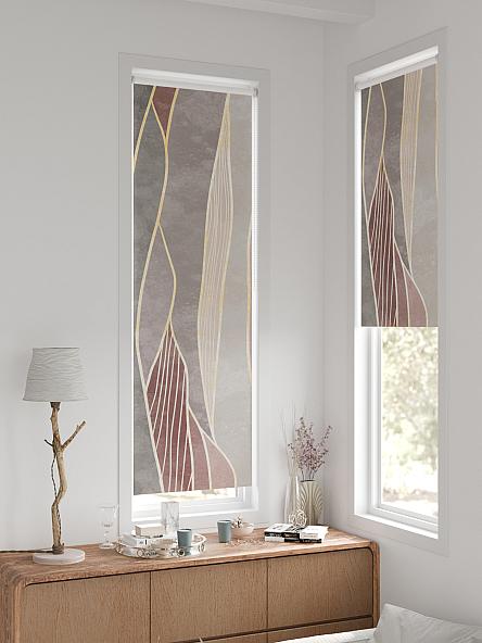 Рулонная штора для кухни для детской Ронтокс - 59 - ширина 47 см - фото 2