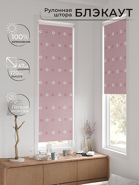 Рулонная штора для кухни для детской Ронтокс - 66 - ширина 47 см