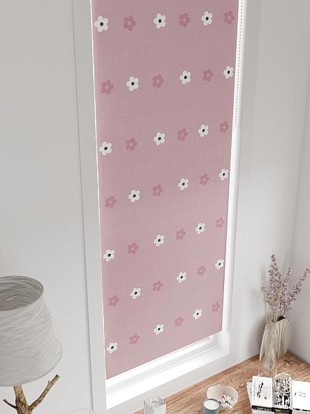 Рулонная штора для кухни для детской Ронтокс - 66 - ширина 47 см - фото 4