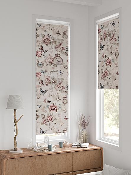 Рулонная штора для кухни для детской Ронтокс - 68 - ширина 47 см - фото 2