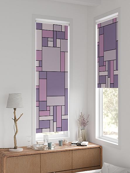 Рулонная штора для кухни для детской Ронтокс - 79 - ширина 47 см - фото 2