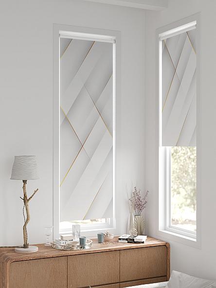 Рулонная штора для кухни для детской Ронтокс - 83 - ширина 47 см - фото 2